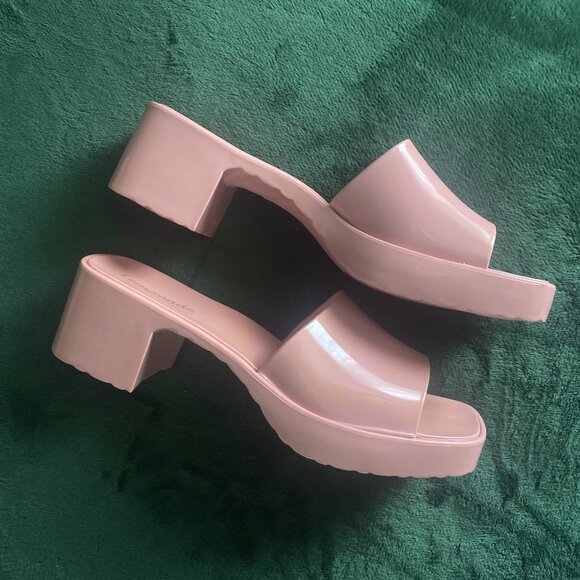 Lemonade Pink Women's Slip-on Sandals Size 8 Dolls Kill - Picture 6 of 9